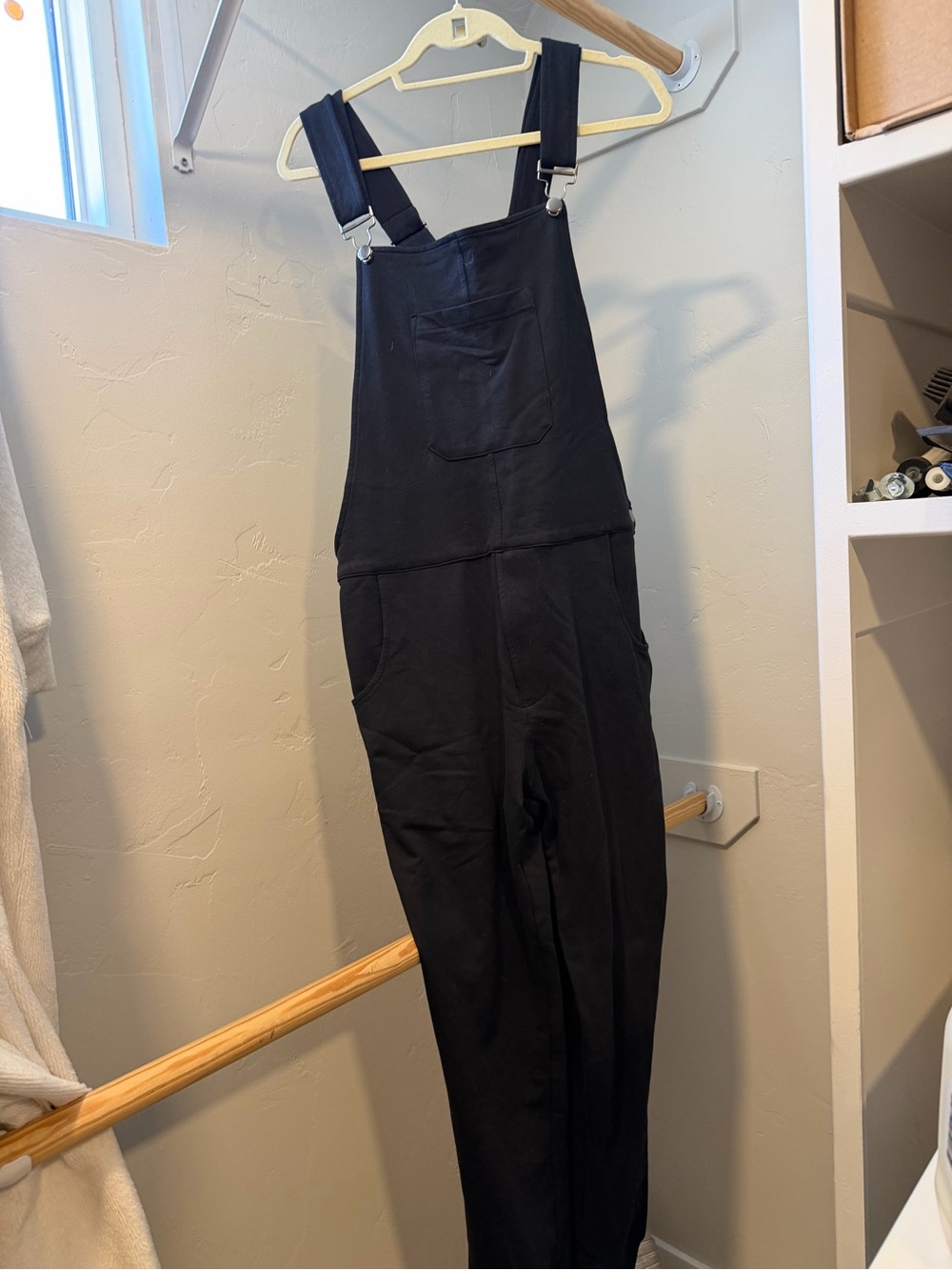 Swoveralls /  The Great Fantastic - cotton Overalls Midnight Black s